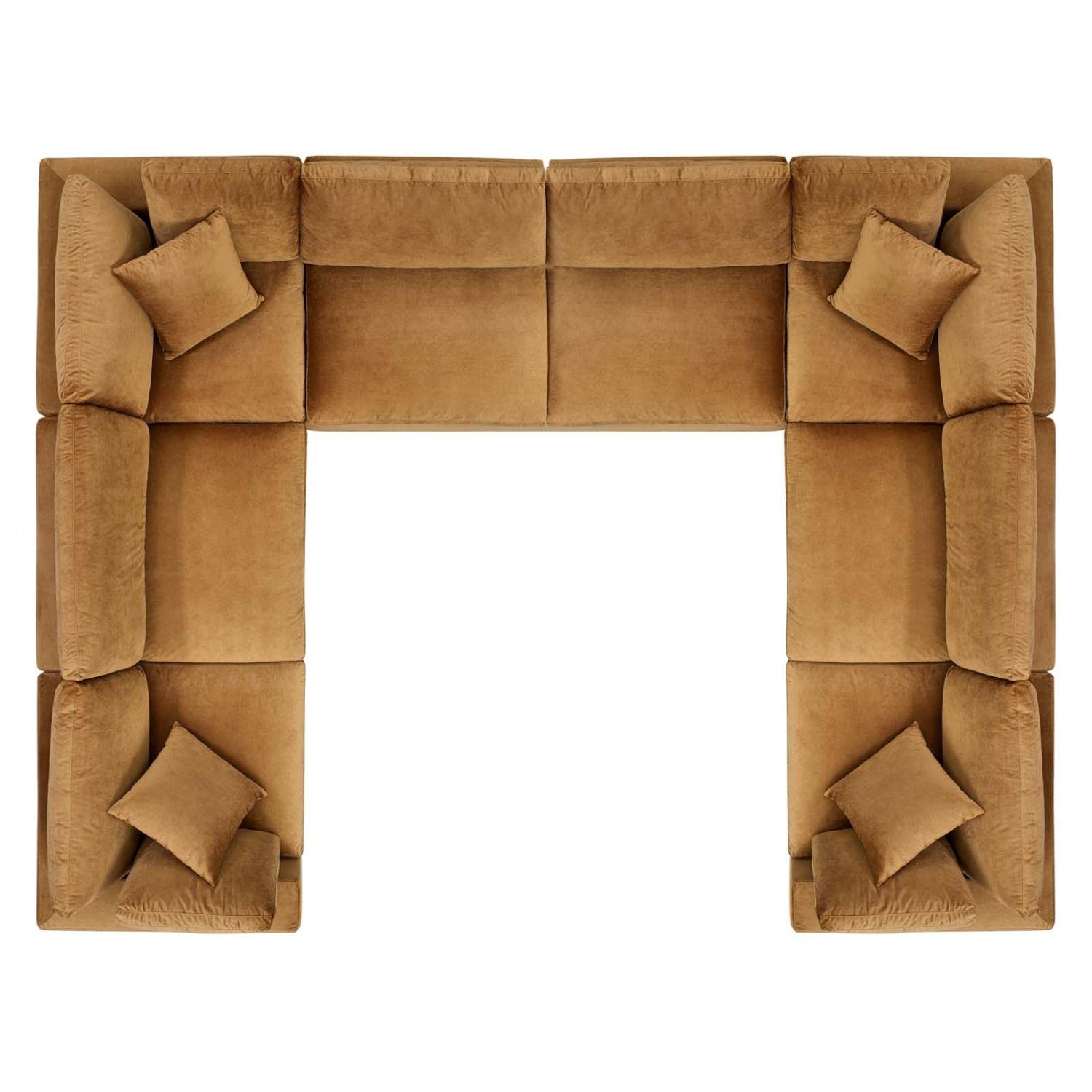 sofas | CasaFoyer Commix | Luxurious Sectional Sofa | Plush Comfort | Stain-Resistant Velvet | Solid Wood Construction | Duck Down Cushions | 8-Piece Set | casafoyer.myshopify.com