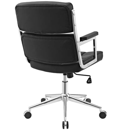 home office desk chairs | CasaFoyer Portray Highback Office Chair | Bold Design | Comfortable Seating | Chrome Steel Frame | Dual Wheel Casters | Tilt Control | Height Adjustment | casafoyer.myshopify.com