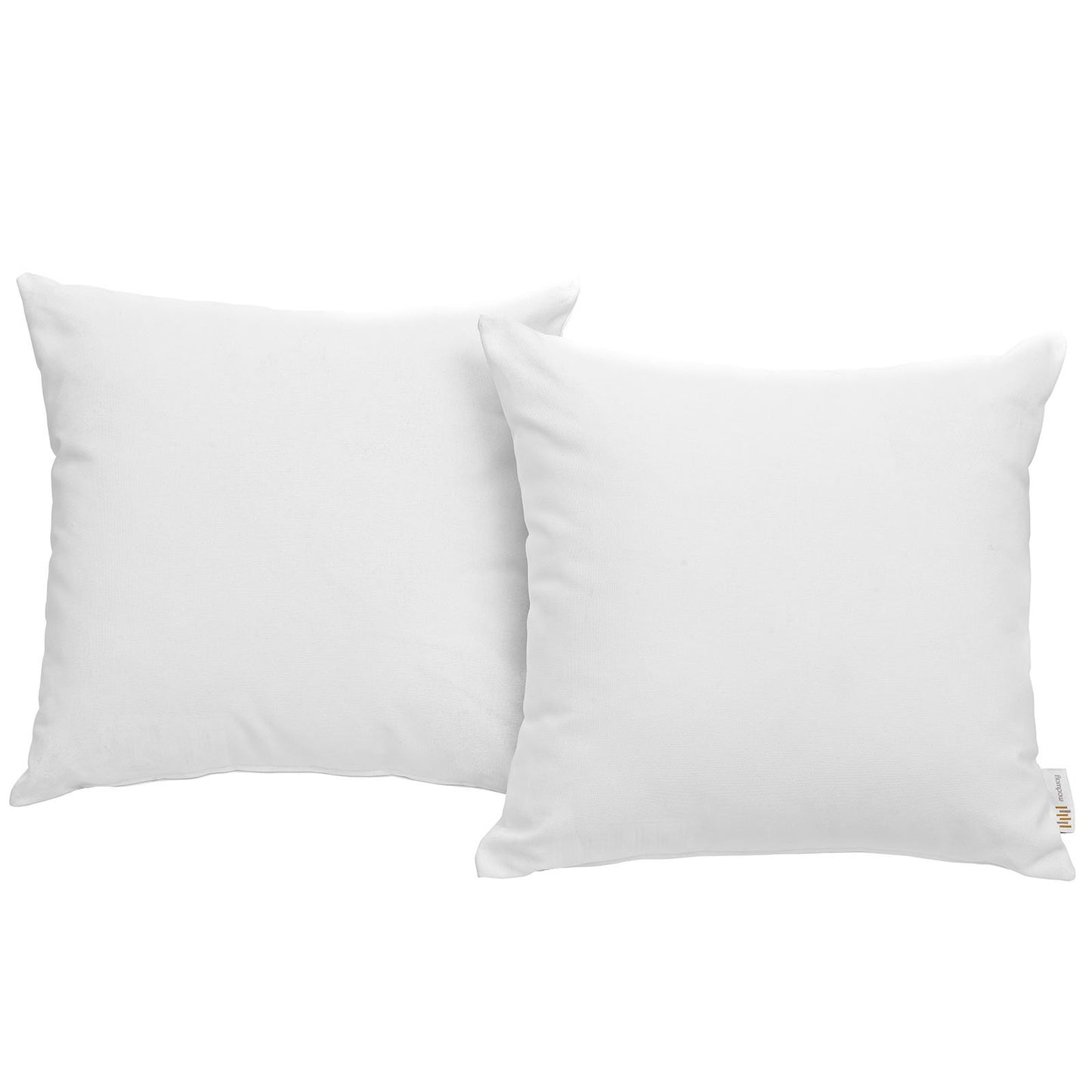 Throw Pillow | Convene Outdoor Sectional Decor Pillows | All-Weather Cushions | Patio, Backyard, Poolside | Two Piece Set, White | casafoyer.myshopify.com