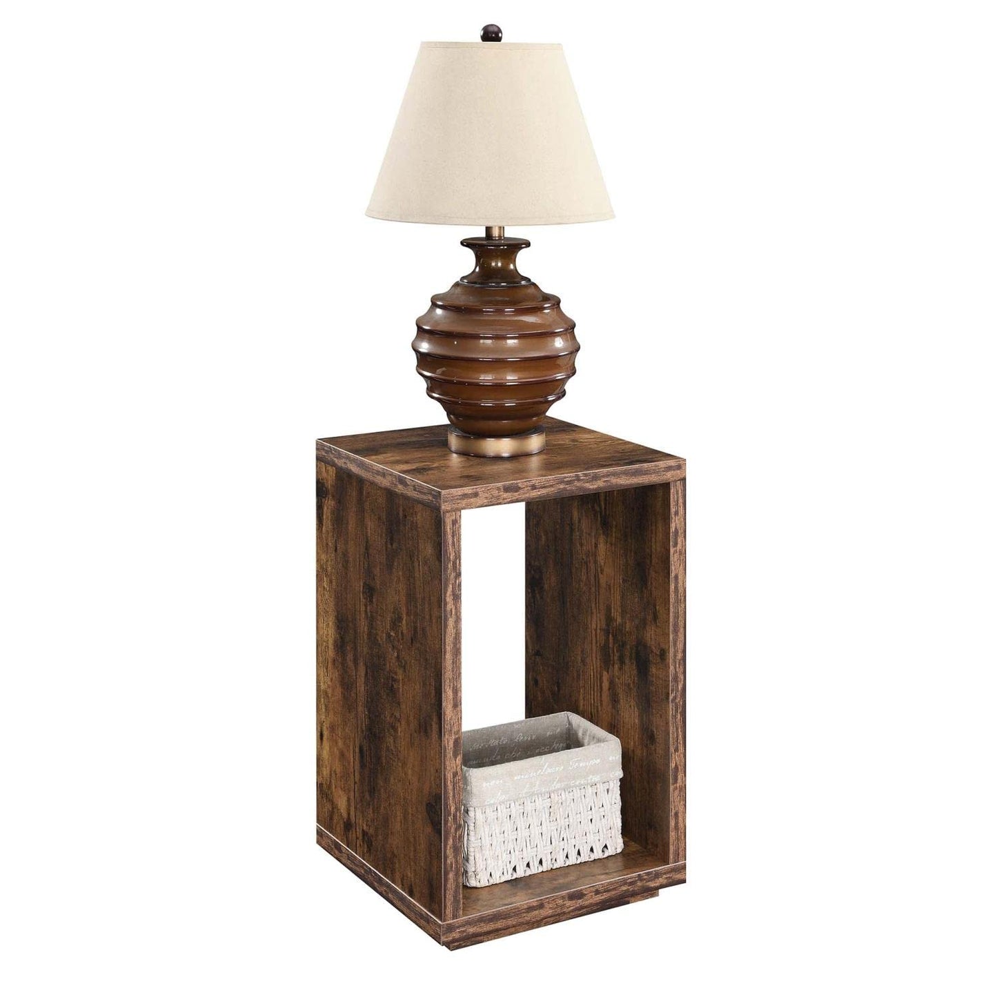 TABLE | Northfield Admiral End Table with Shelf | Sleek & Modern Design | Spacious Surface Top | Bottom Shelf for Display | Durable Construction | Ergode Collection | casafoyer.myshopify.com