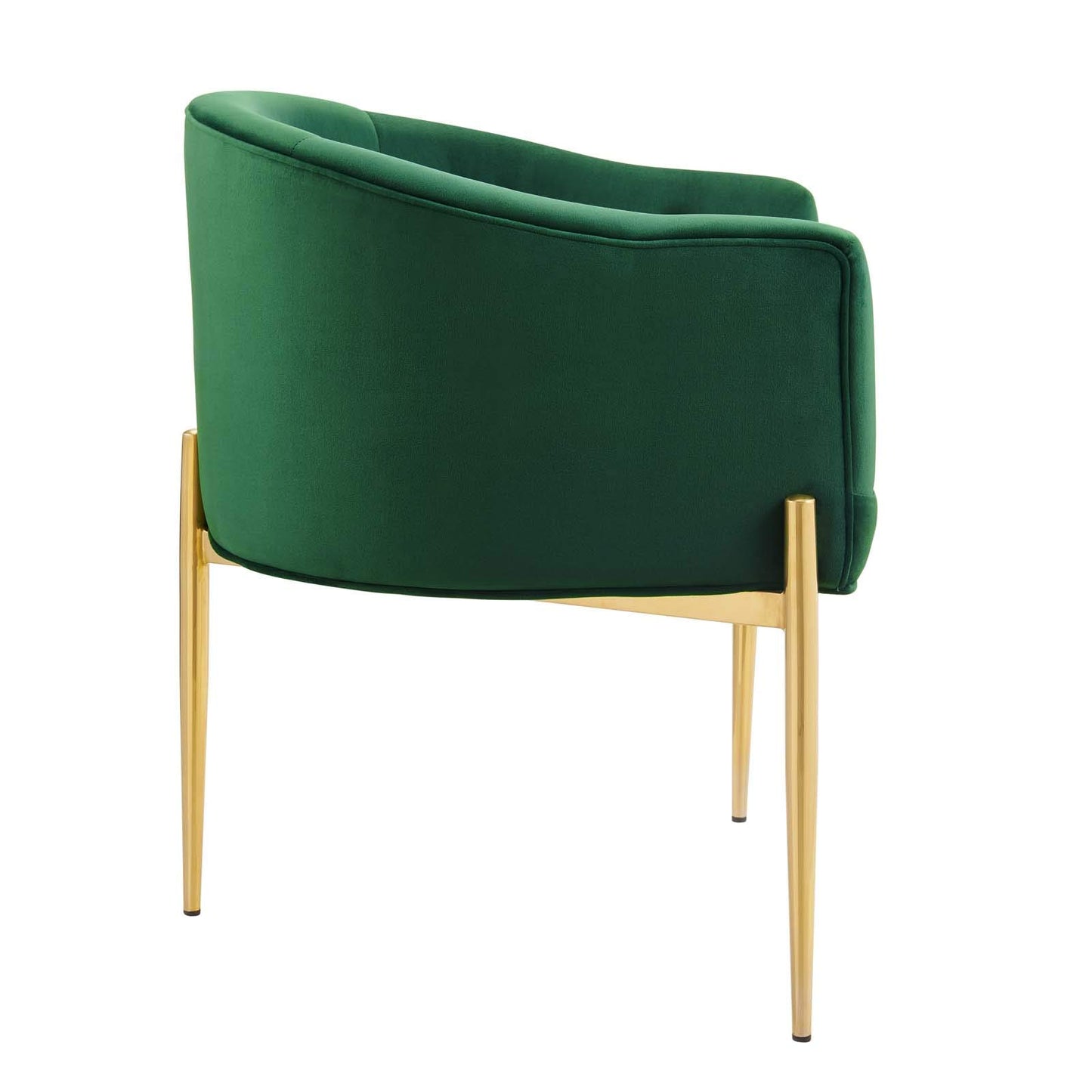 home office desk chairs | CasaFoyer Savour Tufted Performance Velvet Accent Armchair | Opulent & Sophisticated Design | Stain-Resistant Upholstery | Cozy Seating | Chrome Gold Legs | 300 lbs Weight Capacity | casafoyer.myshopify.com