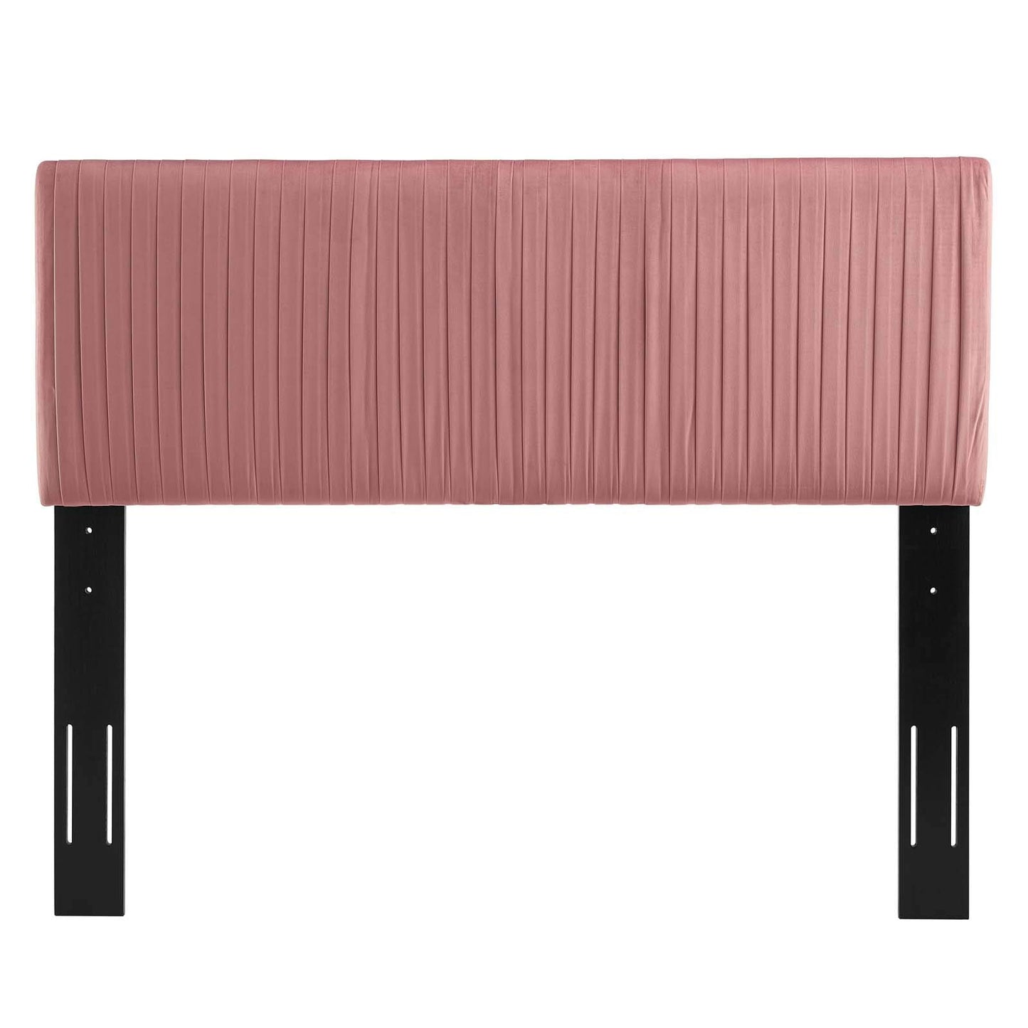Bed | CasaFoyer Eloise Channel Tufted Performance Velvet Full/Queen Headboard | Vintage Modern Elegance | Art Deco Style | Stain-Resistant Upholstery | Height-Adjustable | casafoyer.myshopify.com