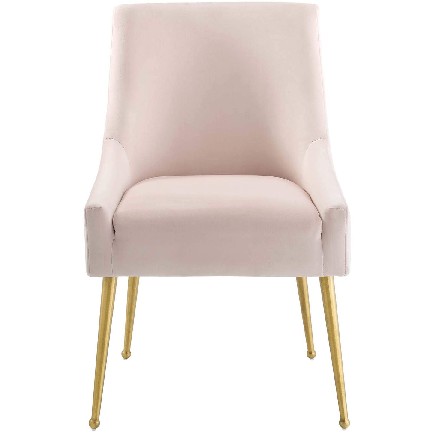 home office desk chairs | CasaFoyer Discern Performance Velvet Dining Chair | Sturdy Wood | Stain-Resistant Velvet | Comfortable Foam Padding | Brushed Gold Legs | Versatile Design | casafoyer.myshopify.com
