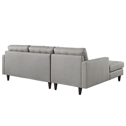 sofas | CasaFoyer Empress Left-Arm Sectional Sofa | Luxurious Design | Tufted Buttons | Plush Cushions | Noble Armrests | Solid Wood Legs | Floor-Protecting Glides | Lavish Upholstery | casafoyer.myshopify.com