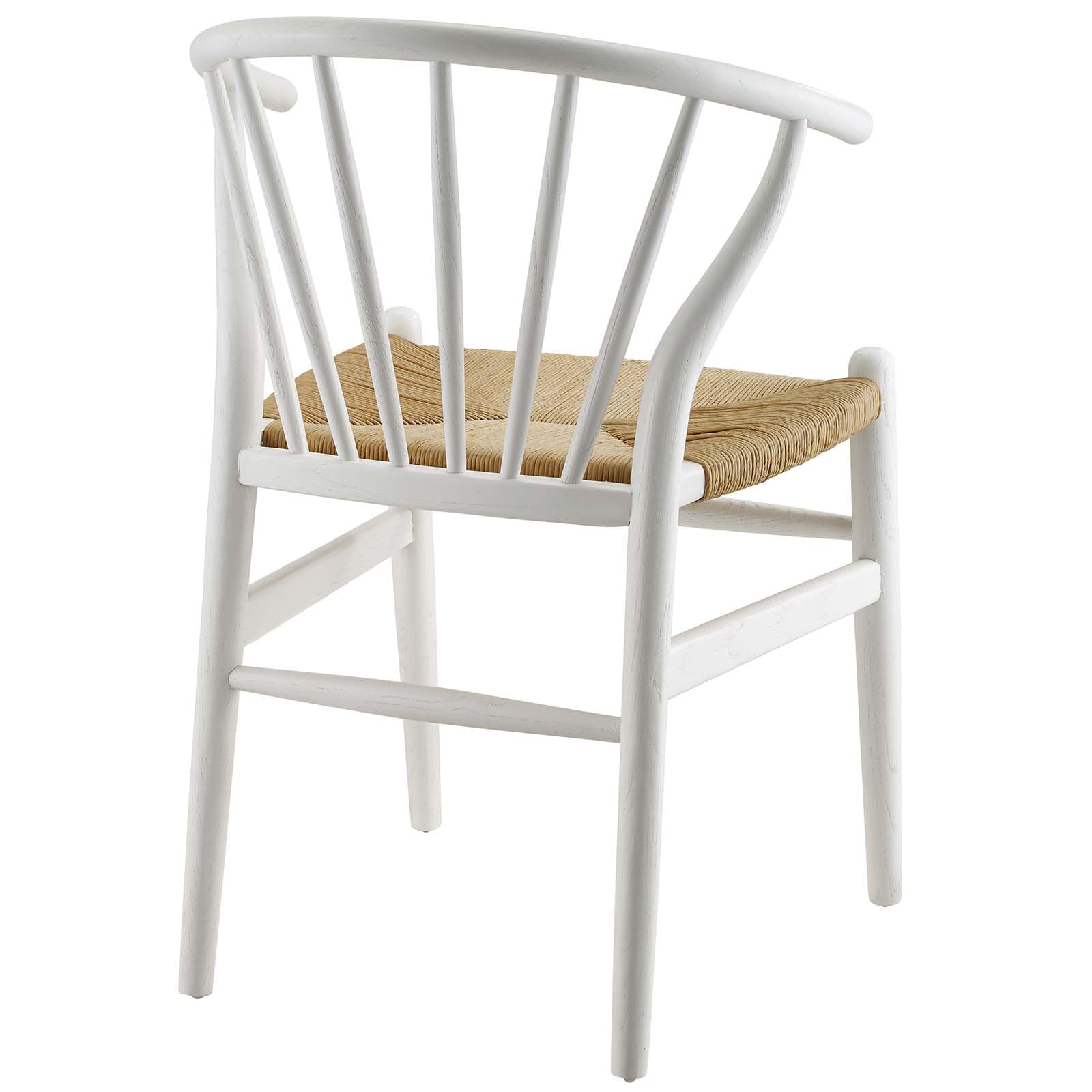 home office desk chairs | CasaFoyer Flourish Dining Side Chair | Scandinavian Elegance | Curved Back | Wooden Legs | Spindles | Paper Rope Seat | Sturdy Frame | Versatile Design | casafoyer.myshopify.com