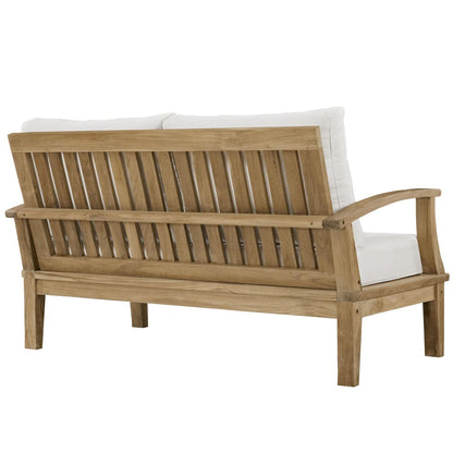 Patio Furniture Sets | Marina Teak Wood Outdoor Patio Furniture Sofa Sectional Set | Luxury | Durable | All-Weather Cushions | Modern Design | Easy Assembly | casafoyer.myshopify.com