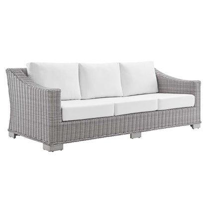 kitchen and dining room sets | CasaFoyer Conway Outdoor Patio Sunbrella Wicker Rattan 4-Piece Furniture Set | Stylish & Comfortable | UV-Resistant | Durable | Water-Resistant Covers | Easy Assembly | casafoyer.myshopify.com
