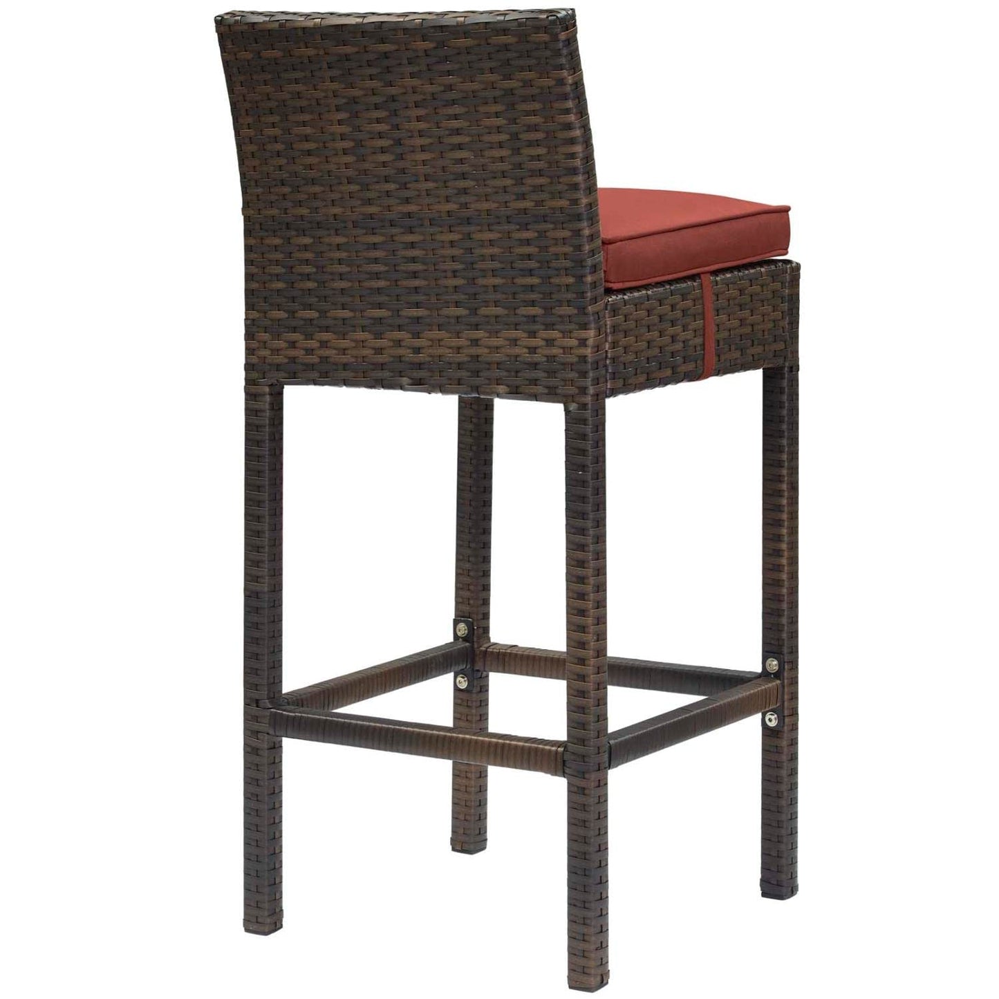 home office desk chairs | CasaFoyer Conduit Outdoor Patio Bar Stool Set | Stylish & Durable Wicker Rattan Design | 4 Stools & Cushions Included | Ideal for Outdoor Dining & Entertaining | casafoyer.myshopify.com