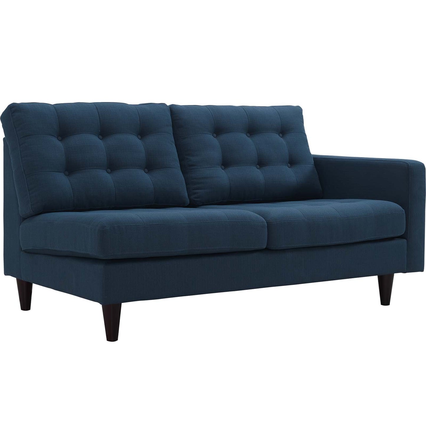 sofas | CasaFoyer Empress Right-Facing Loveseat | Exquisite Design | Tufted Buttons | Luxurious Cushions | Elegant Armrests | Azure | casafoyer.myshopify.com