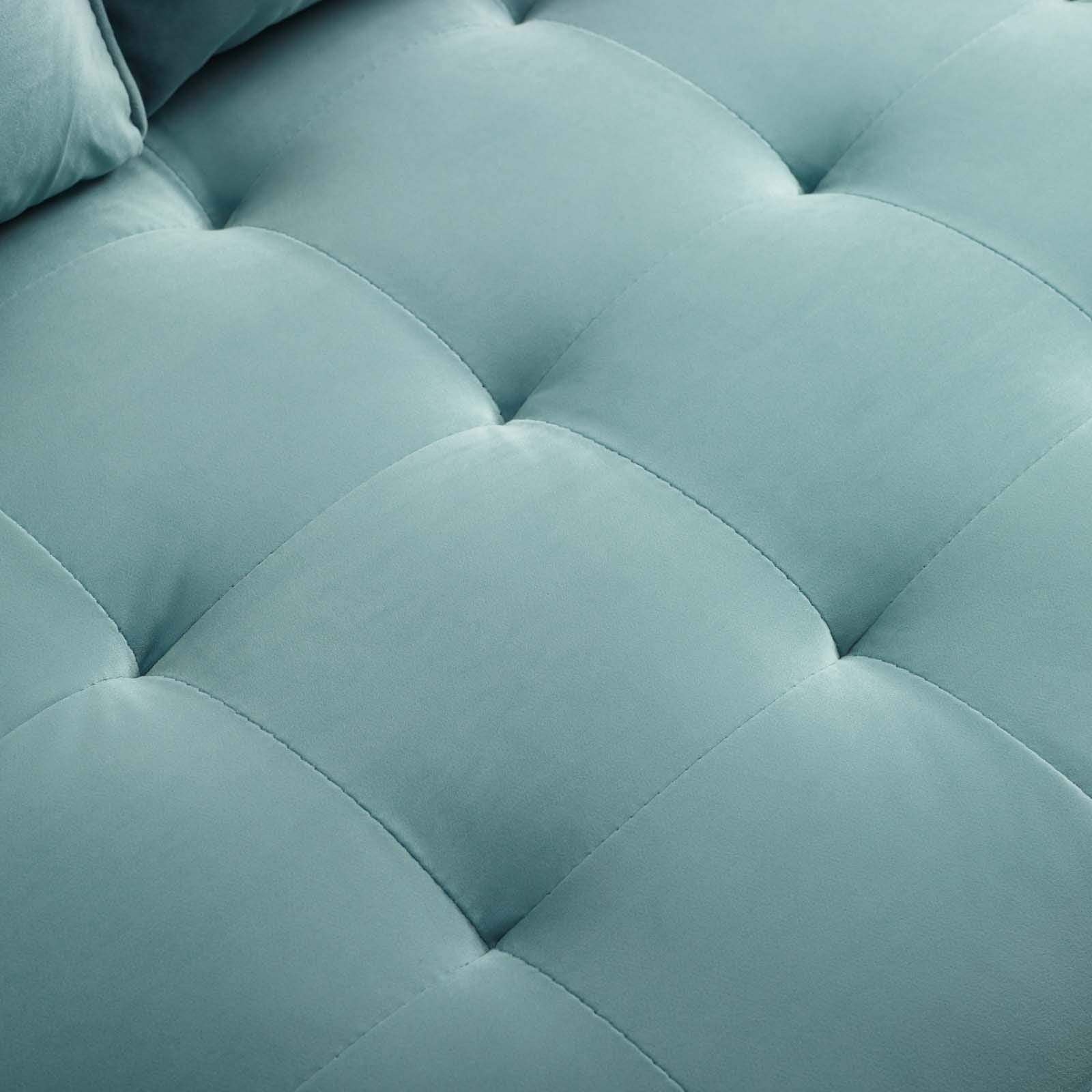 sofas | CasaFoyer Valour Performance Velvet Sofa | Timeless Charm | Plush Comfort | Walnut Legs | Stain-Resistant | Easy Assembly | Mint | casafoyer.myshopify.com
