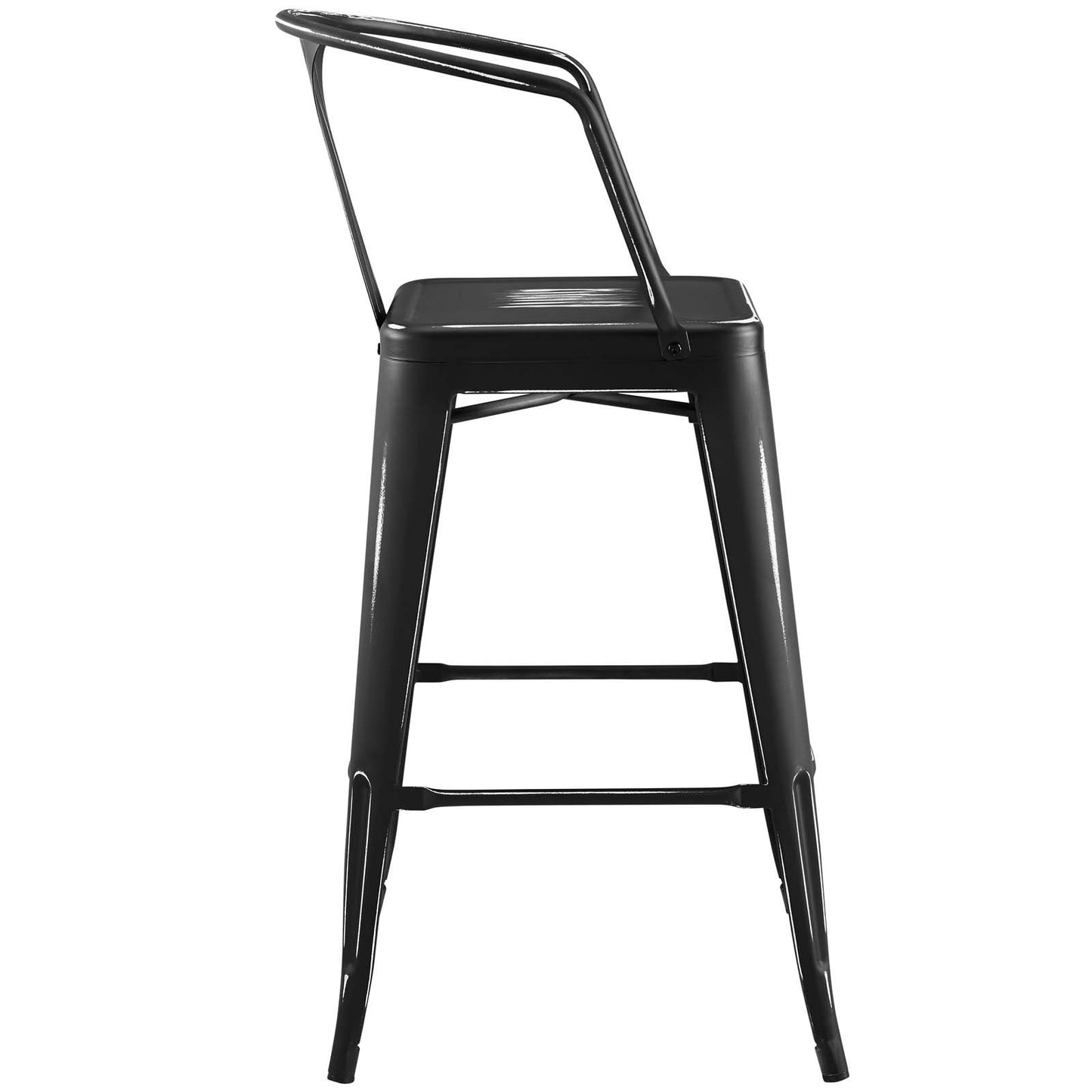 home office desk chairs | CasaFoyer Promenade Arm Metal Bar Stool | Vintage Powder Coated Steel Finish | Industrial Modern Aesthetic | Versatile & Diverse | Enhance Your Bar Experience | casafoyer.myshopify.com