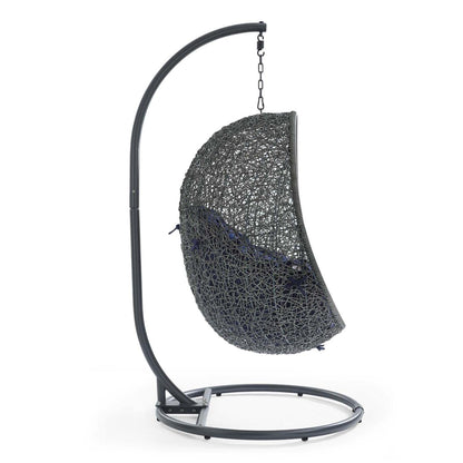 porch swings | Ergode Hide Swing Chair | Synthetic Rattan | Sunbrella Cushion | Outdoor/Indoor Lounge Furniture | casafoyer.myshopify.com