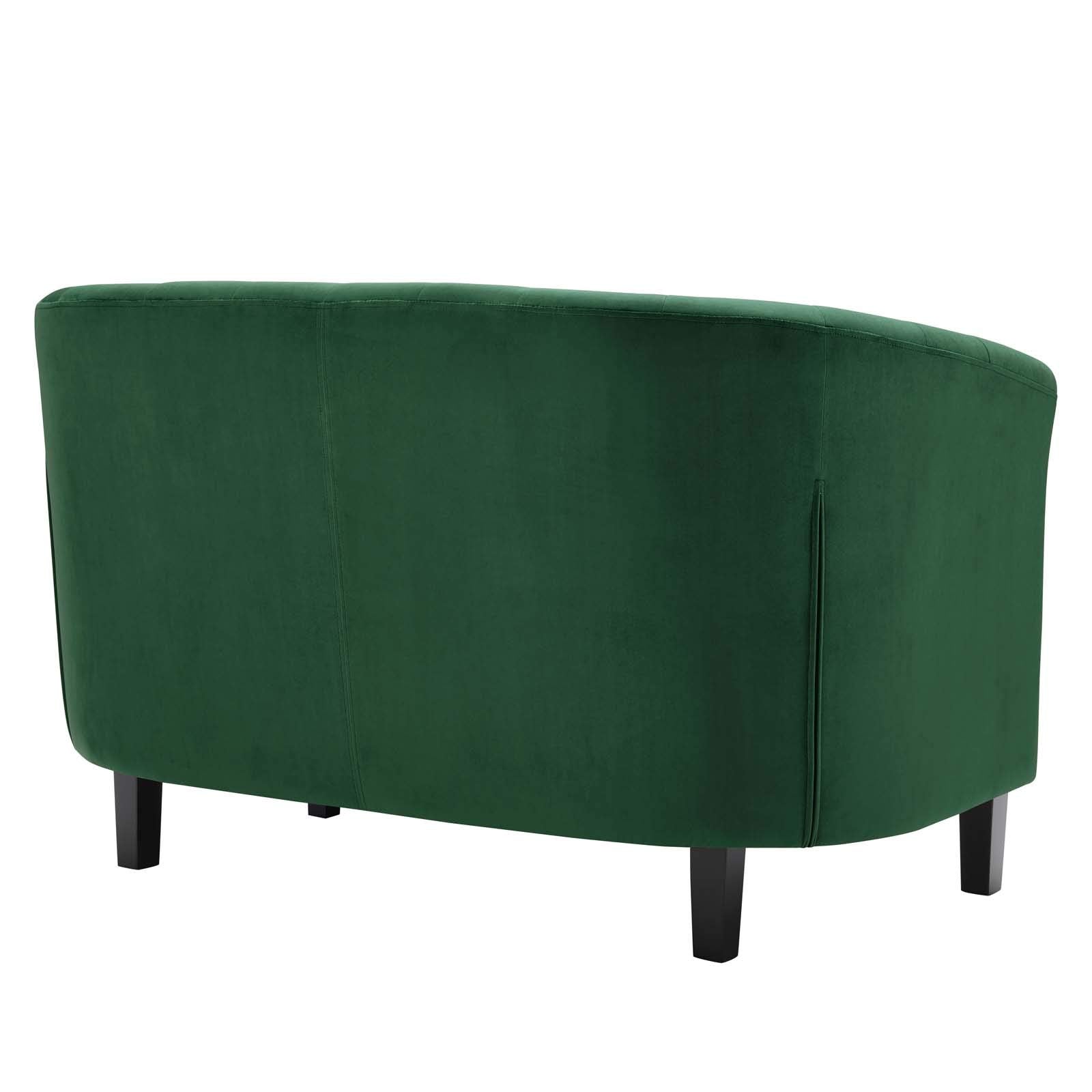 sofas | CasaFoyer Prospect Performance Velvet Loveseat | Classic Chesterfield Design | Button Tufting | Elegant Curves | Espresso Stained Wood Legs | Cozy Foam Padding | Stain-Resistant Upholstery | casafoyer.myshopify.com