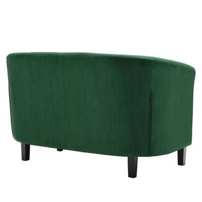sofas | CasaFoyer Prospect Performance Velvet Loveseat | Classic Chesterfield Design | Button Tufting | Elegant Curves | Espresso Stained Wood Legs | Cozy Foam Padding | Stain-Resistant Upholstery | casafoyer.myshopify.com