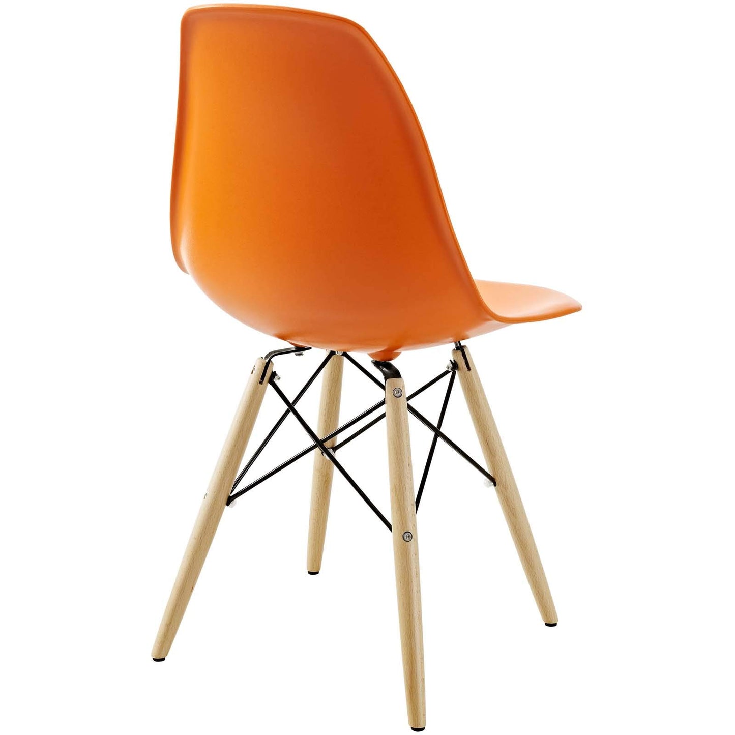 home office desk chairs | CasaFoyer Durable Molded Plastic Chairs | Set of 2 Wood Pyramid Side Chairs | Versatile Design for Indoor/Outdoor Use | Enhance Home Decor | casafoyer.myshopify.com