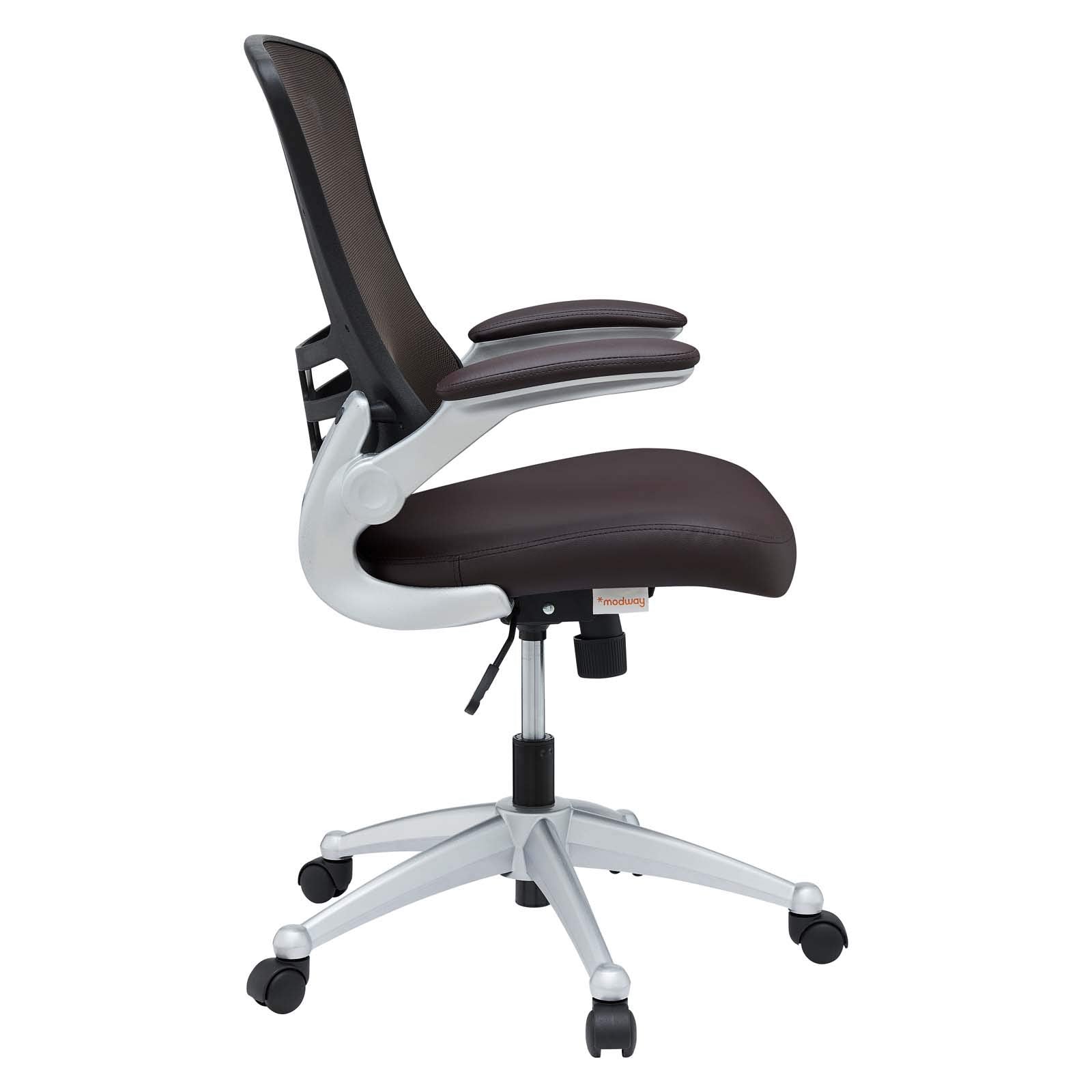 home office desk chairs | CasaFoyer Attainment Office Chair | Ergonomic Design | Breathable Mesh Back | Lumbar Support | Flip-Up Arms | Padded Waterfall Seat | Black | casafoyer.myshopify.com
