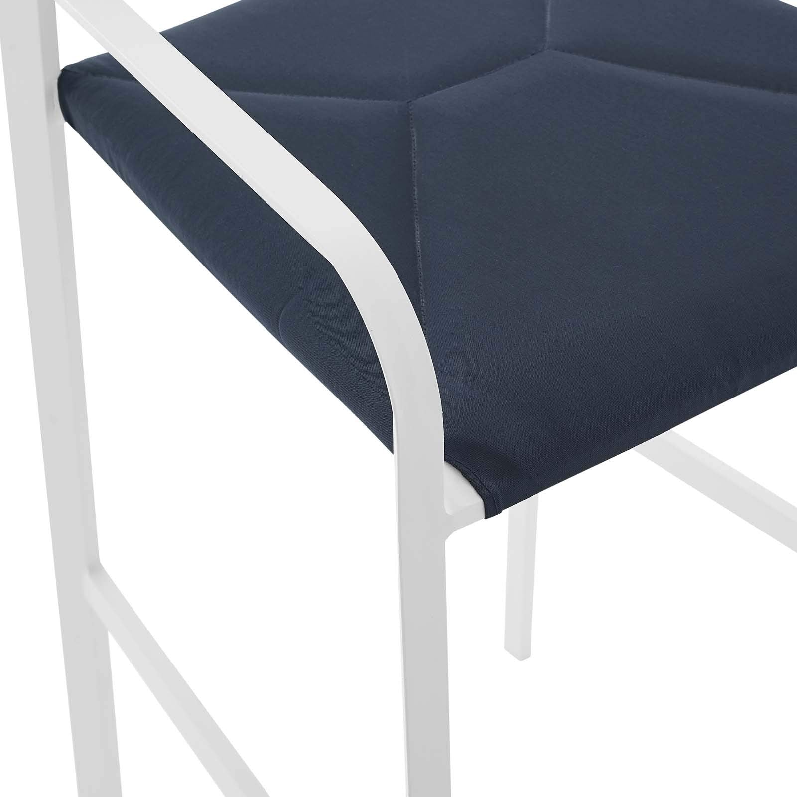 home office desk chairs | CasaFoyer Raleigh Outdoor Patio Dining Bar Stool | Sleek Design | All-Weather Fabric | Stackable | Customize Arrangement | 300 lbs Capacity | casafoyer.myshopify.com