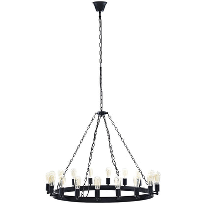 Dining Table | Teleport Chandelier Series | Mesmerizing Immersive Lighting | Adjustable Bulb Holders | Ideal for Dining Area | Includes 1 Chandelier | casafoyer.myshopify.com