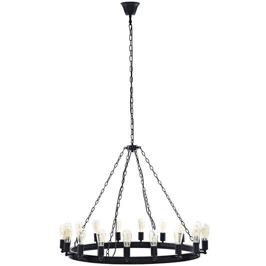 Dining Table | Teleport Chandelier Series | Mesmerizing Immersive Lighting | Adjustable Bulb Holders | Ideal for Dining Area | Includes 1 Chandelier | casafoyer.myshopify.com