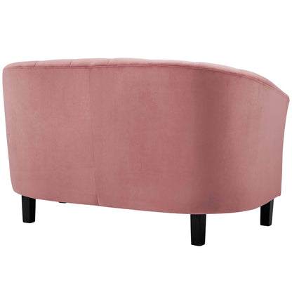 kitchen and dining room sets | CasaFoyer Prospect Performance Velvet Loveseat | 2 Armchair Set - Retro Modern Design | Stain-Resistant Fabric | Ultimate Comfort - Navy | casafoyer.myshopify.com