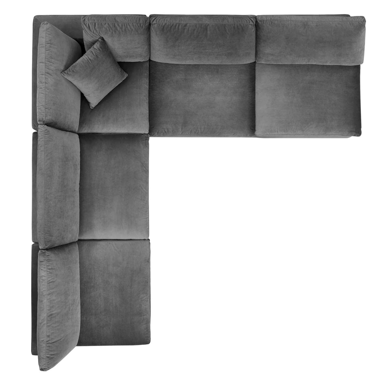 kitchen and dining room sets | CasaFoyer Commix Sectional Sofa | Plush Comfort | Clean-lined Design | Stain-Resistant Velvet | Solid Wood Construction | Duck Down Cushions | 5-Piece Set | casafoyer.myshopify.com