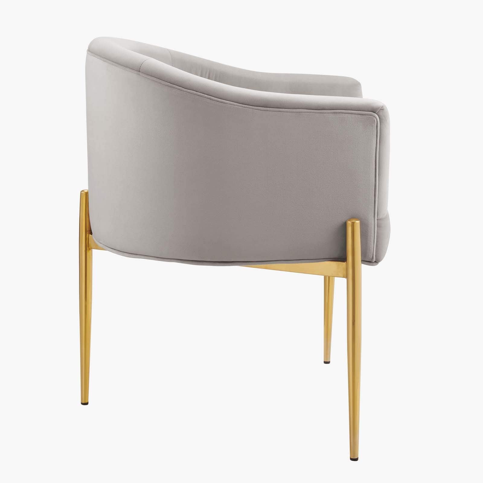 sofa tables | Ergode Savour Tufted Performance Velvet Accent Armchairs | Set of 2 | Stain-Resistant | Comfortable Seating | Chrome Gold Legs | casafoyer.myshopify.com
