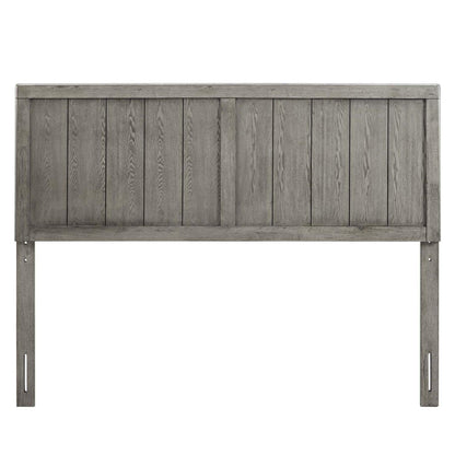 headboards | CasaFoyer Robbie Wood King Headboard | Vintage Charm | Mid-Century Design | Durable Rubberwood | MDF Veneer | Gray | casafoyer.myshopify.com