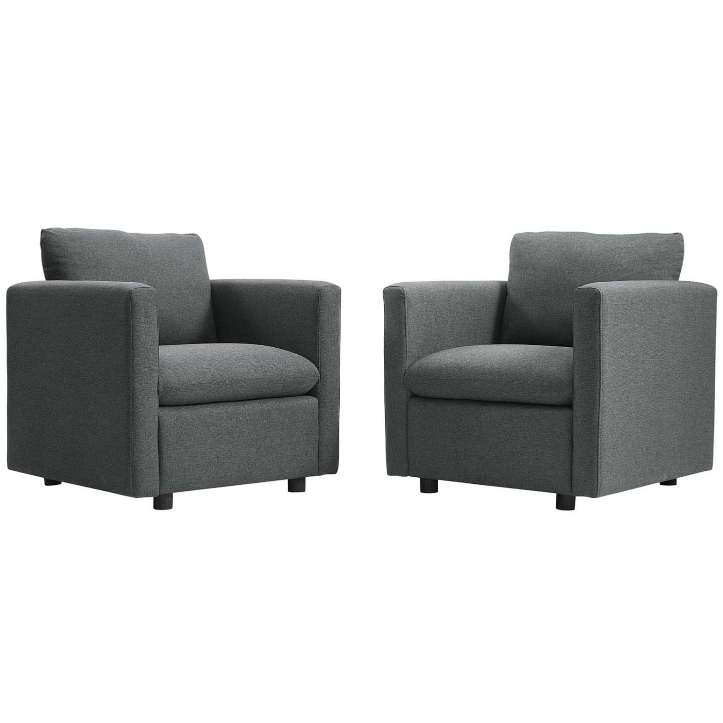 kitchen and dining room sets | CasaFoyer Activate Armchair Set of 2 | Stylish & Versatile Lounging Chairs | Family Room, Office, Small Living Space | Comfortable & Easy to Unpack | 441 lbs Weight Capacity | Black Wood Legs | casafoyer.myshopify.com