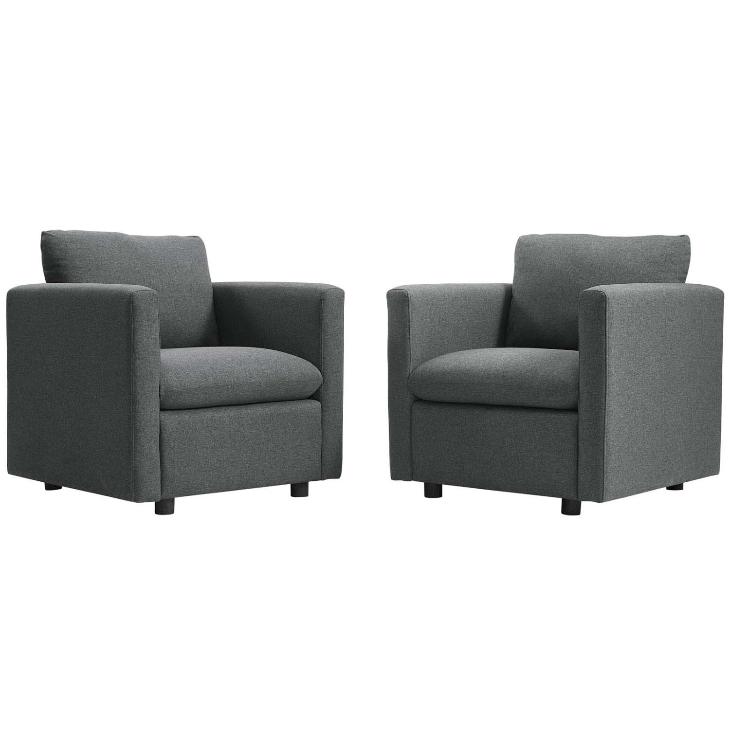 kitchen and dining room sets | CasaFoyer Activate Armchair Set of 2 | Stylish & Versatile Lounging Chairs | Family Room, Office, Small Living Space | Comfortable & Easy to Unpack | 441 lbs Weight Capacity | Black Wood Legs | casafoyer.myshopify.com