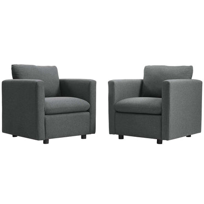 kitchen and dining room sets | CasaFoyer Activate Armchair Set of 2 | Stylish & Versatile Lounging Chairs | Family Room, Office, Small Living Space | Comfortable & Easy to Unpack | 441 lbs Weight Capacity | Black Wood Legs | casafoyer.myshopify.com