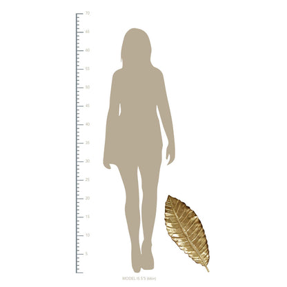 TABLE | Elegant Leaf Wall Decor | Durable Iron | Captivating Gold Finish | Refinement & Grace | Unique Centerpiece | Sofa/Console Table Accent | casafoyer.myshopify.com