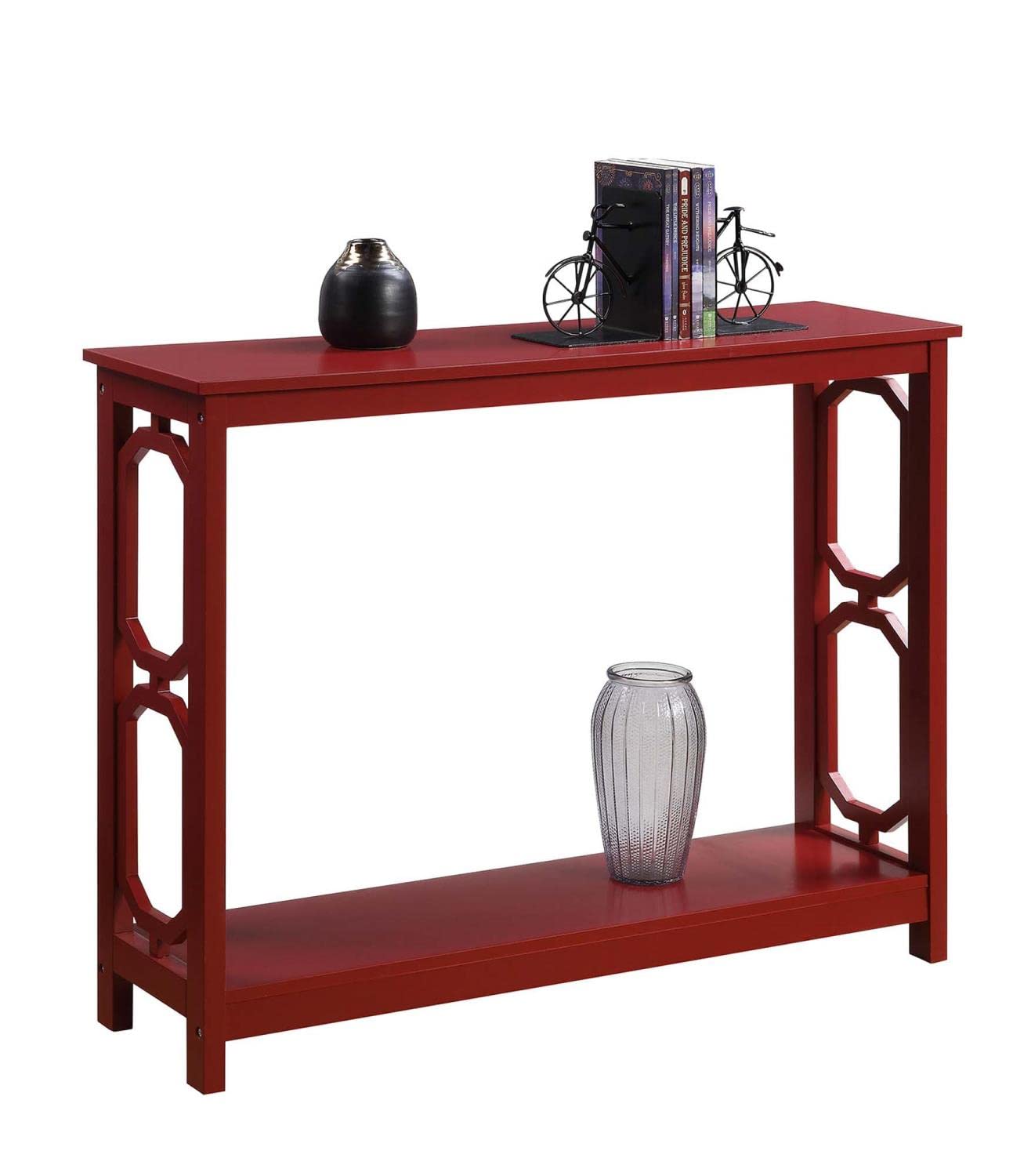 TABLE | Ergode Omega Console Table with Shelf | Stylish & Practical | Ample Display Space | Contemporary Design | Easy Maintenance | Hidden Storage | Simple Assembly | Omega Collection | casafoyer.myshopify.com