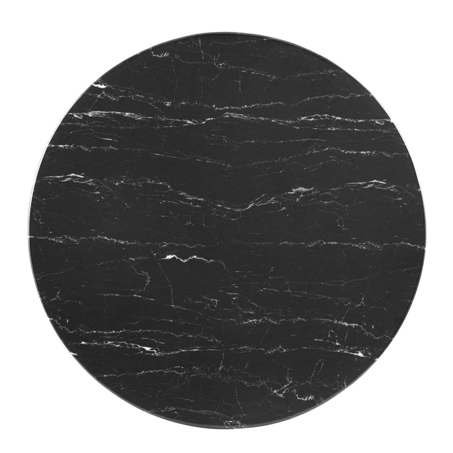 patio dining tables | CasaFoyer Tupelo 40 Dining Table | Modern Style | Mid-Century Charm | Polished Gold Metal Base | Easy to Clean Artificial Marble Top | Non-Marking Ring | Assembly Required | casafoyer.myshopify.com