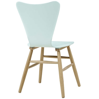 home office desk chairs | CasaFoyer Cascade Dining Chair | Mid-Century Modern Design | Contoured Waterfall Seat | Flared Back | Painted Bentwood | Natural Dowel Beechwood Legs | Sturdy Support | 331lb Capacity | Versatile & Stylish | casafoyer.myshopify.com