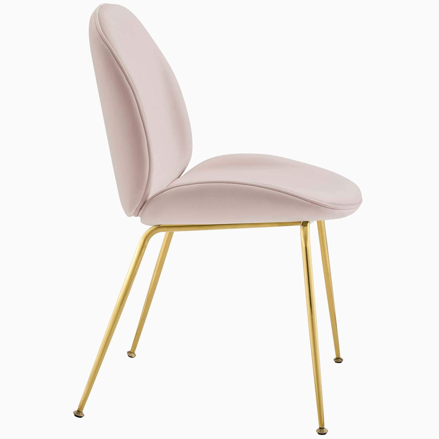 home office desk chairs | CasaFoyer Scoop Gold Stainless Steel Leg Velvet Dining Chair | Vintage Glamour | Stain-Resistant Upholstery | Comfortable Foam Padding | Non-Marking Foot Caps | casafoyer.myshopify.com