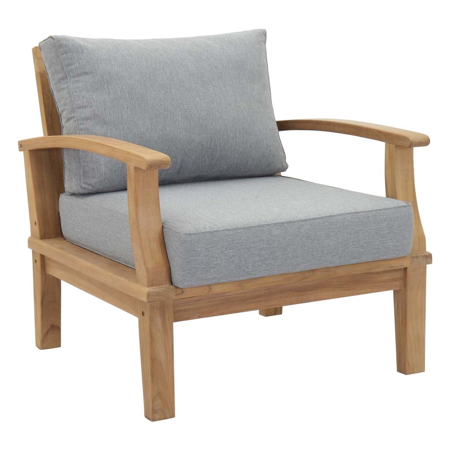 kitchen and dining room sets | CasaFoyer Marina Teak Wood Outdoor Patio Furniture Sofa Sectional Set | Luxury | Durable | All-Weather Cushions | Modern Design | Includes Side Table & Armchairs | casafoyer.myshopify.com