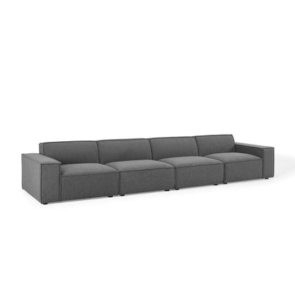 kitchen and dining room sets | CasaFoyer Restore Upholstered Fabric 4-Piece Sectional Sofa | Minimalist Elegance | French Piping | Polyester Upholstery | Dense Foam Padding | Pocket Coil Springs | Durable Construction | Non-Marking Foot Caps | casafoyer.myshopify.com