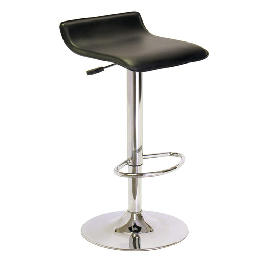 STOOL_SEATING | CasaFoyer  Wood Spectrum Adjustable Swivel Stool | Sleek & Modern | PVC Seat | Chrome-Plated Steel Base | Adjustable Height & 360 Swivel | Perfect for Kitchen or Home Bar | casafoyer.myshopify.com