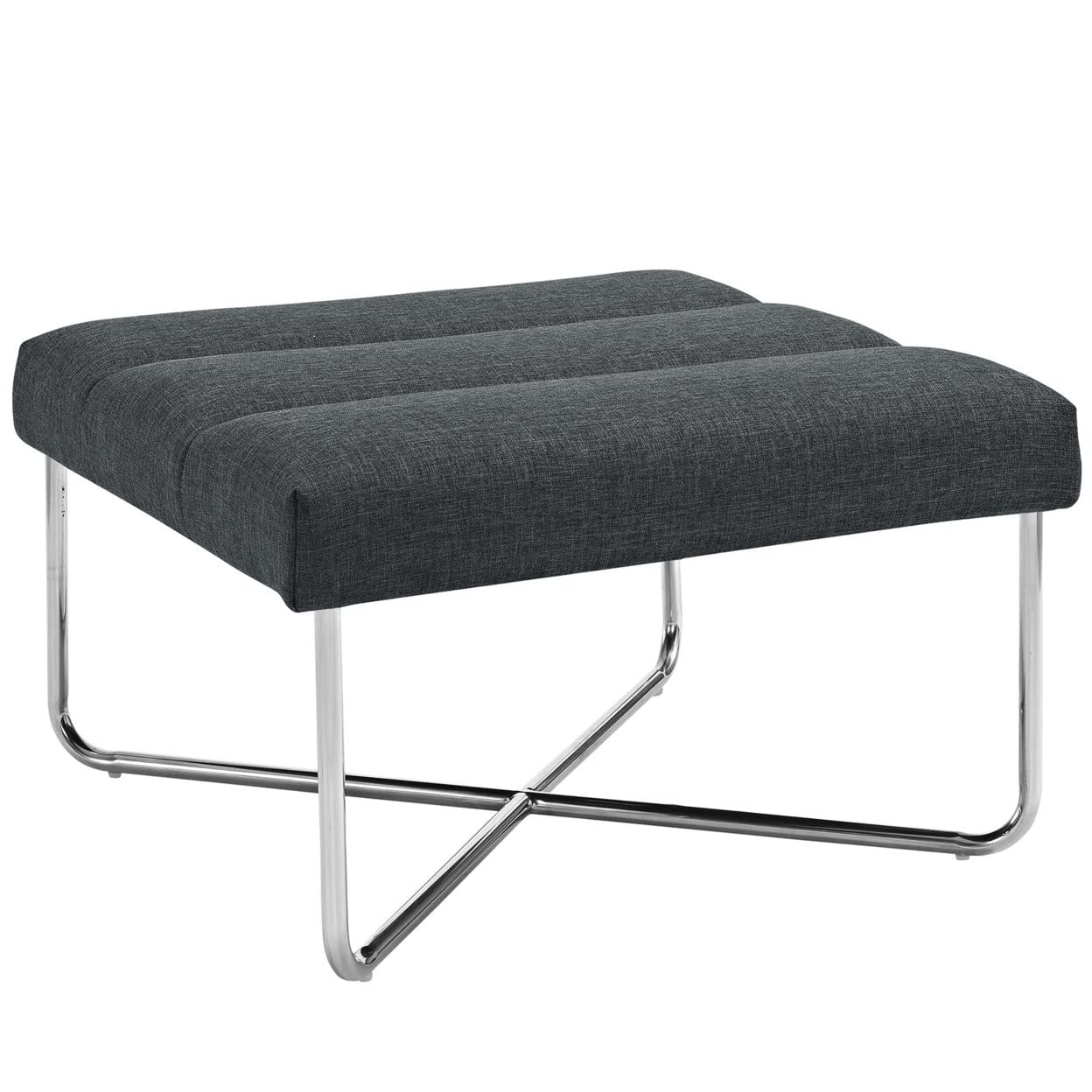 ottomans | CasaFoyer Reach Lounge Chair & Ottoman Set | Plush Cushions | Headrest Support | Polished Steel Base | Ideal for Modern Living Rooms | Includes 1 Ottoman | casafoyer.myshopify.com