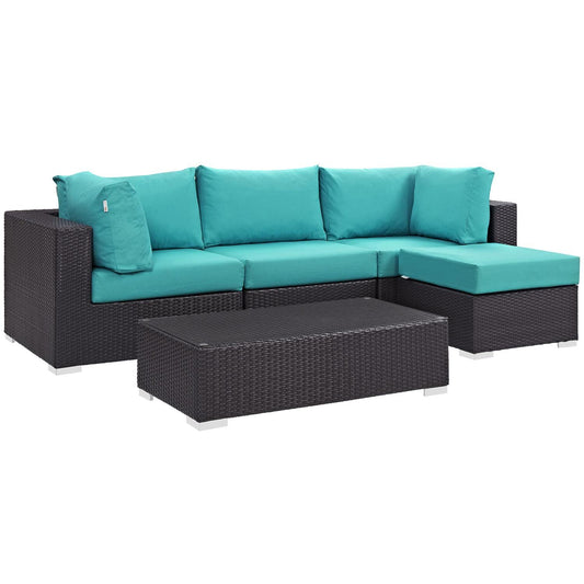 kitchen and dining room sets | CasaFoyer Convene Outdoor Sectional Set | Durable Rattan Weave | Weather-Resistant Cushions | Versatile & Spacious Patio Furniture | casafoyer.myshopify.com