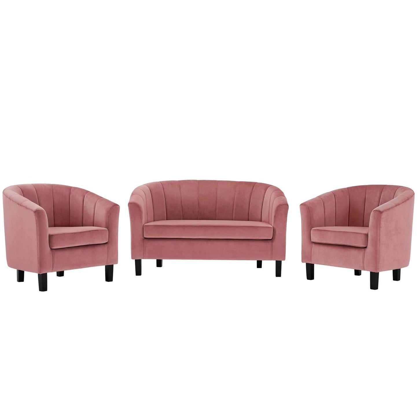 kitchen and dining room sets | CasaFoyer Prospect Performance Velvet Loveseat | 2 Armchair Set - Retro Modern Design | Stain-Resistant Fabric | Ultimate Comfort - Teal | casafoyer.myshopify.com
