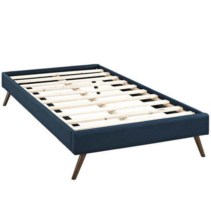 Bed | CasaFoyer Loryn Platform Bed | Solid Wood Frame | Polyester Upholstery | Wooden Slat Support System | No Box Spring Needed | Compatible with Aveline Memory Foam Mattresses | Ideal for Modern Bedrooms | casafoyer.myshopify.com