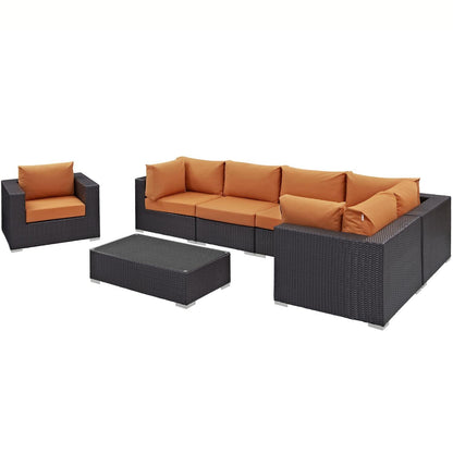 kitchen and dining room sets | CasaFoyer Convene Outdoor Sectional Set | Durable Rattan Weave | Weather-Resistant Cushions | Versatile & Stylish Patio Furniture | casafoyer.myshopify.com