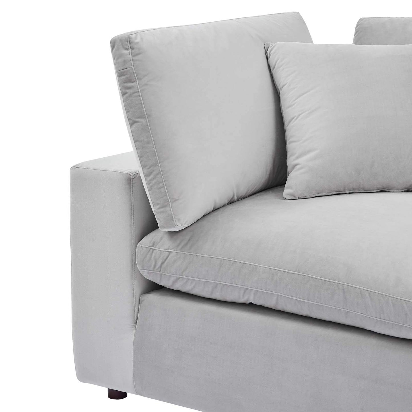 sofas | CasaFoyer Commix Corner Chair | Plush Velvet | Sleek Design | Stain-Resistant | Solid Wood Construction | Foam Padded | Down Feather Cushions | 331 lbs Capacity | casafoyer.myshopify.com