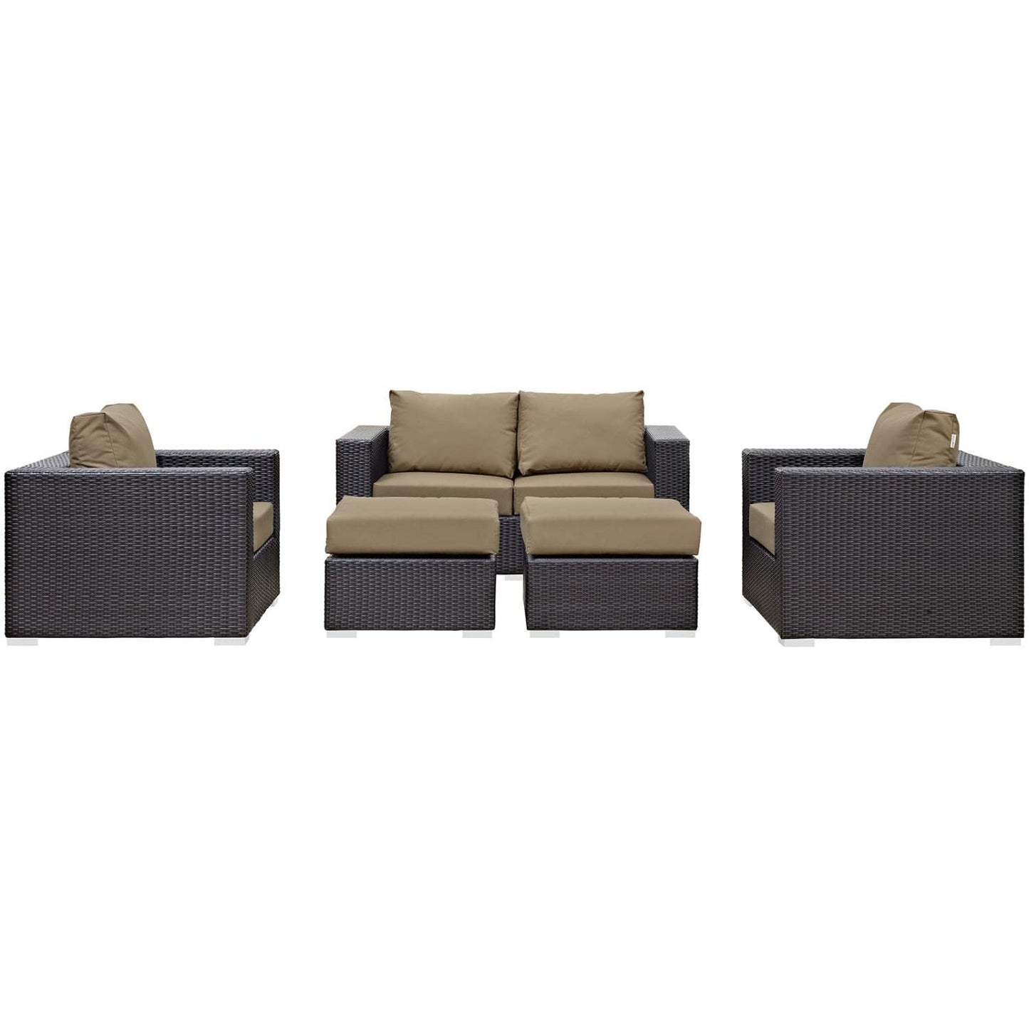sofas | CasaFoyer Convene Outdoor Sectional Set | Durable Rattan & Aluminum Frame | Weather-Resistant Cushions | Patio Sofa, Armchairs, Ottomans | casafoyer.myshopify.com