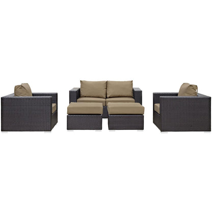 sofas | CasaFoyer Convene Outdoor Sectional Set | Durable Rattan & Aluminum Frame | Weather-Resistant Cushions | Patio Sofa, Armchairs, Ottomans | casafoyer.myshopify.com
