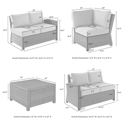 Patio Furniture Sets | CasaFoyers Bradenton Collection | All-Weather Wicker Outdoor Sectional | Modular Design | UV Resistant Cushions | Steel Frames | casafoyer.myshopify.com