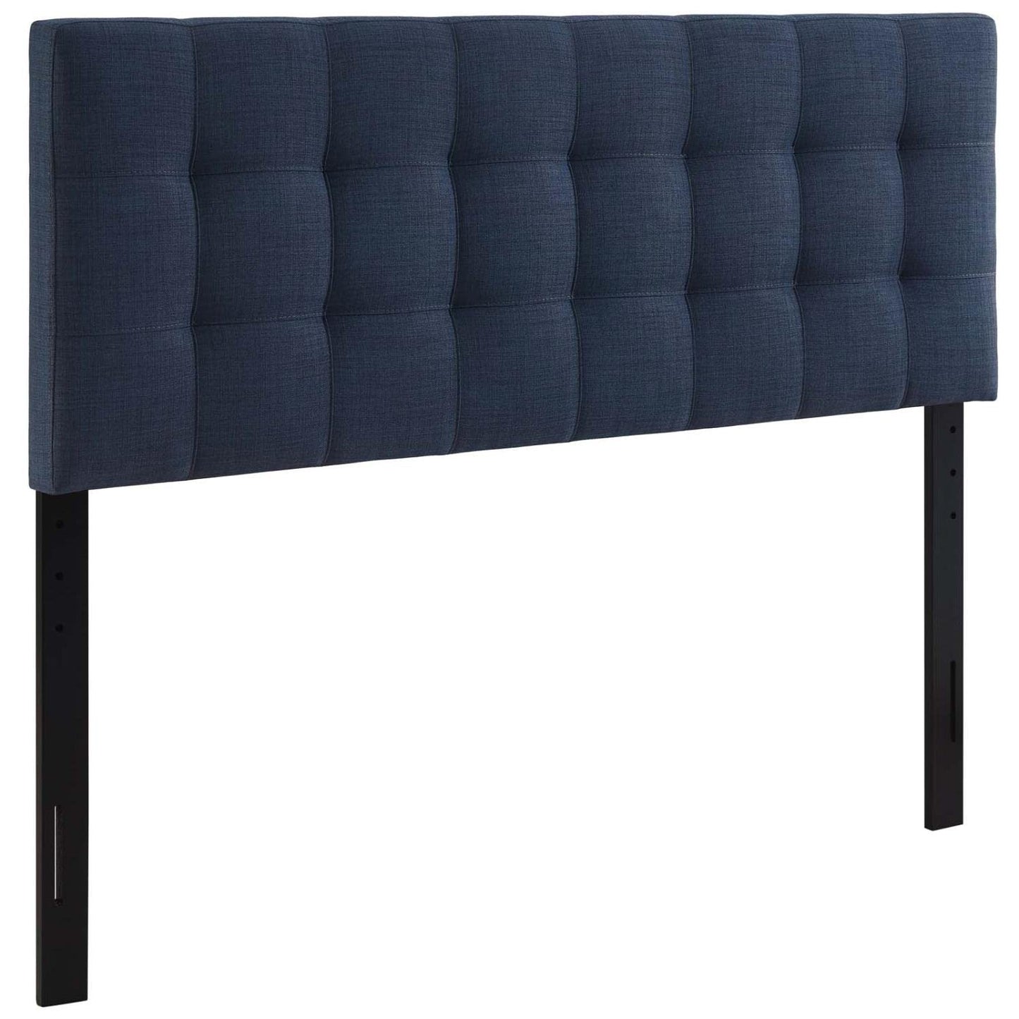 headboards | CasaFoyer  Lily Full Upholstered Linen Fabric Tufted Headboard | Sophisticated & Elegant Bedroom Decor | Lightweight & Durable | Navy | casafoyer.myshopify.com