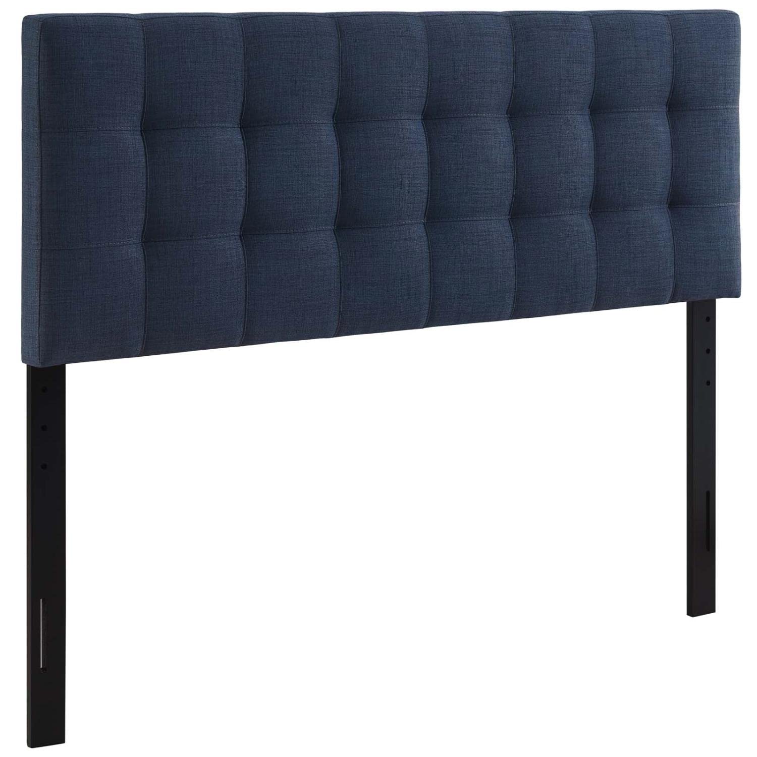 headboards | CasaFoyer  Lily King Upholstered Linen Fabric Tufted Headboard | Sophisticated & Durable | Ideal for Contemporary Bedrooms | Navy | casafoyer.myshopify.com
