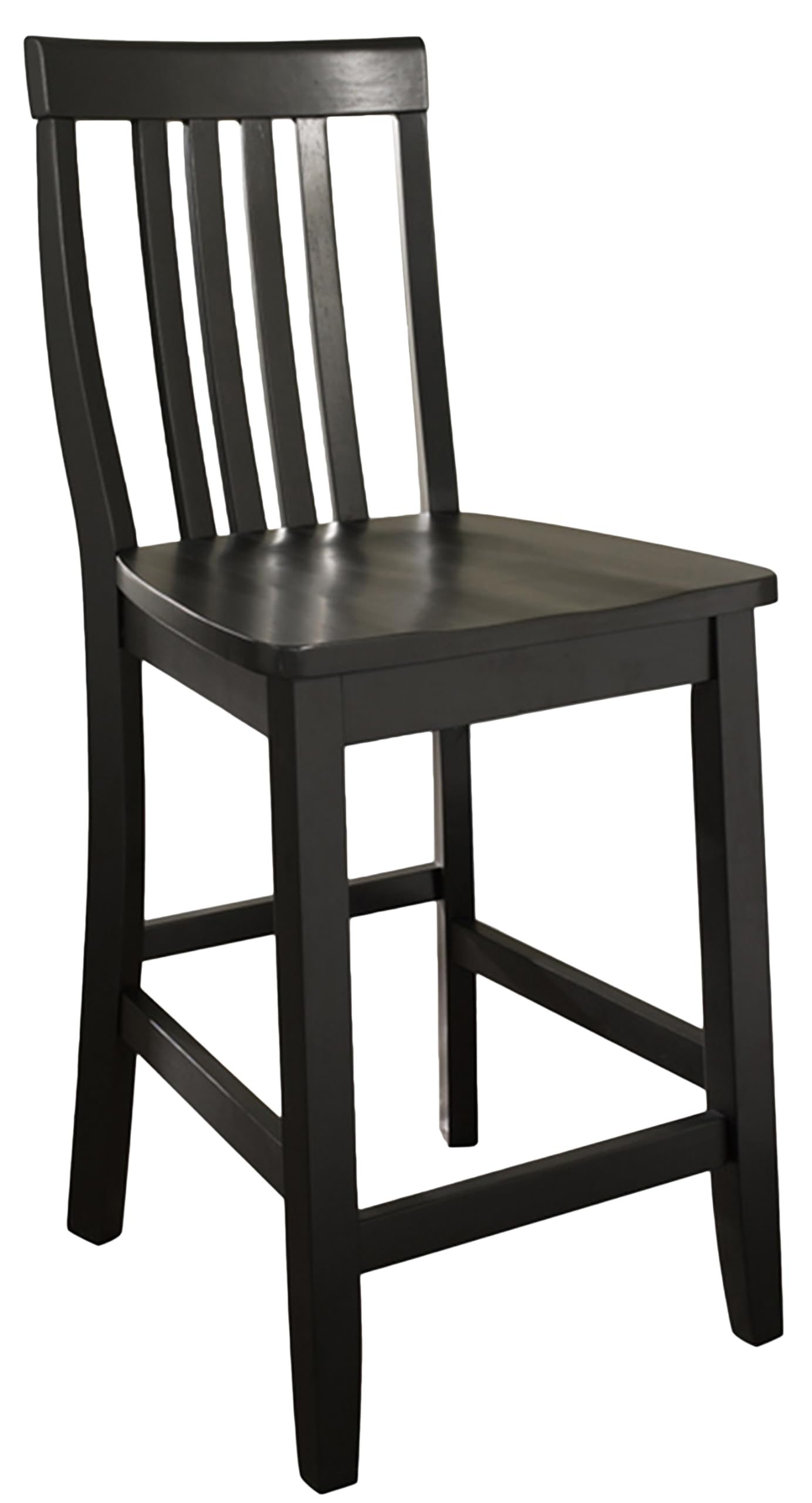 Dining Table | Solid Hardwood School House Style Bar Stool | Durable & Comfortable | 24 Seat Height | Ideal for Dining Tables or Counters | Set of 2 | casafoyer.myshopify.com